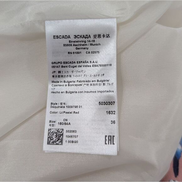 Escada Floral Midi Dress - Picture 7 of 8